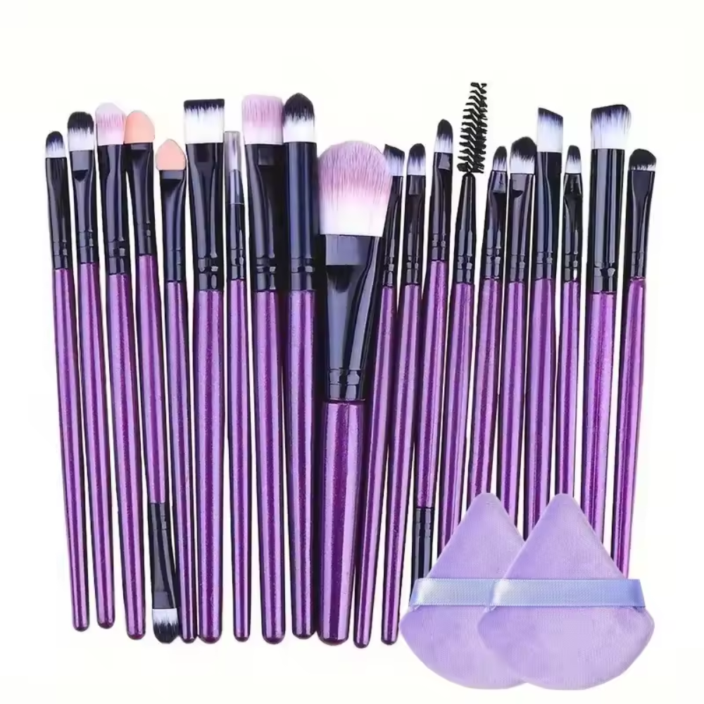 Set de 20 Pinceaux de Maquillage