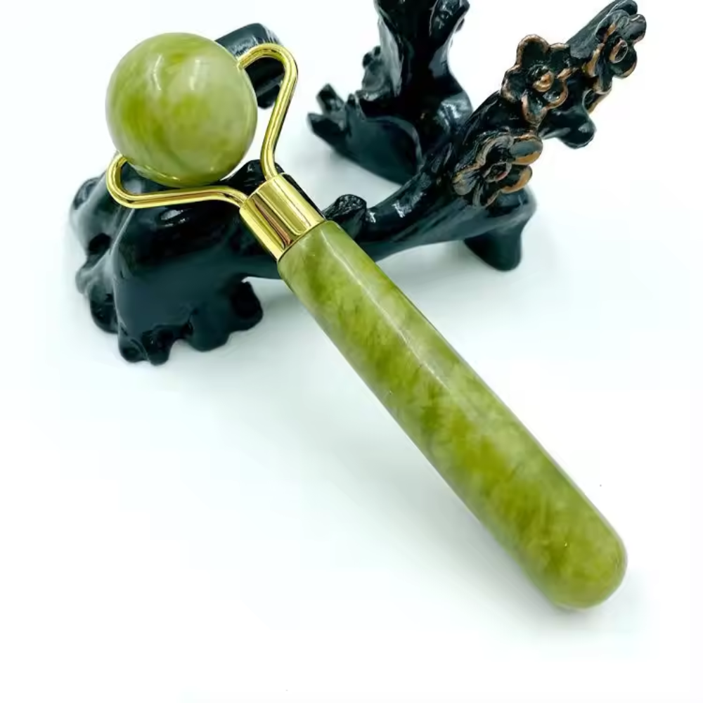 VitaBloom - Set de Masaje Facial de Jade 3 en 1